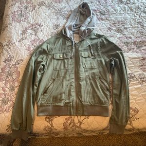 Army Green & Gray Jacket